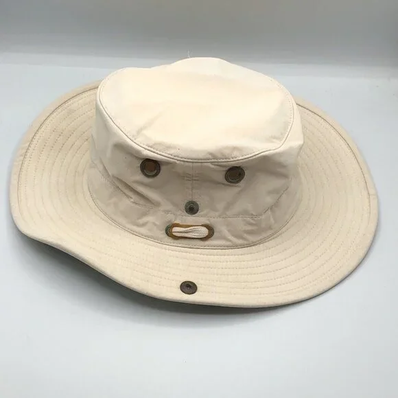 Tilley LT3 Wide Brim Lightweight Hat Sun Outdoor Safari Hiking Size 7 1/8 - Picture 5 of 12